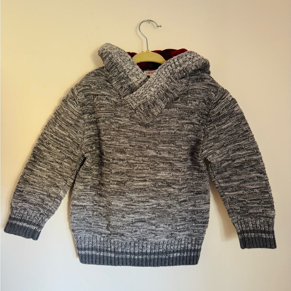 Cat & Jack Boys Hooded Sweater, Size 4T